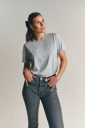 BOYFRIEND TEE IN GREY - thetstore_clothing