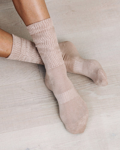 LATTE ORGANIC KNITTED SOCKS