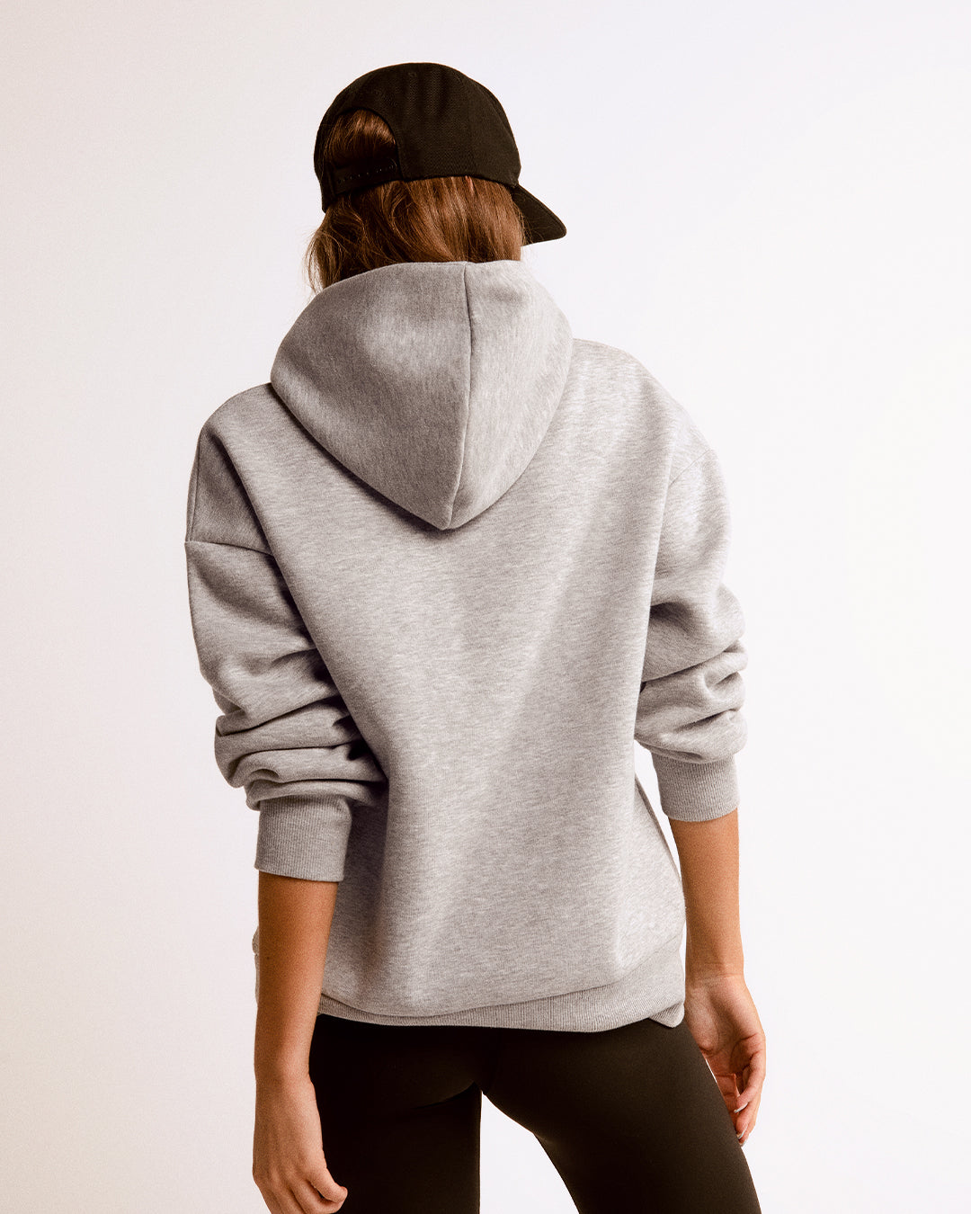 SUPER SOFT BOXY HOODY IN GREY