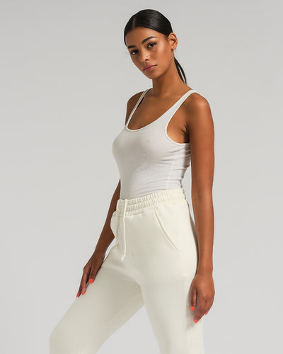 RIBBED VEST IN WHITE - thetstore_clothing